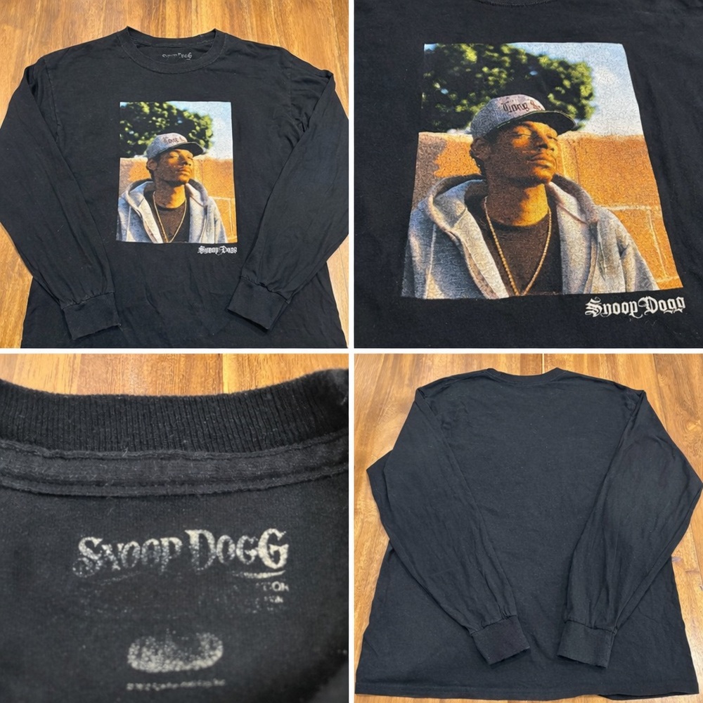 Snoop Dogg Long Sleeve Graphic Tee Men’s Small